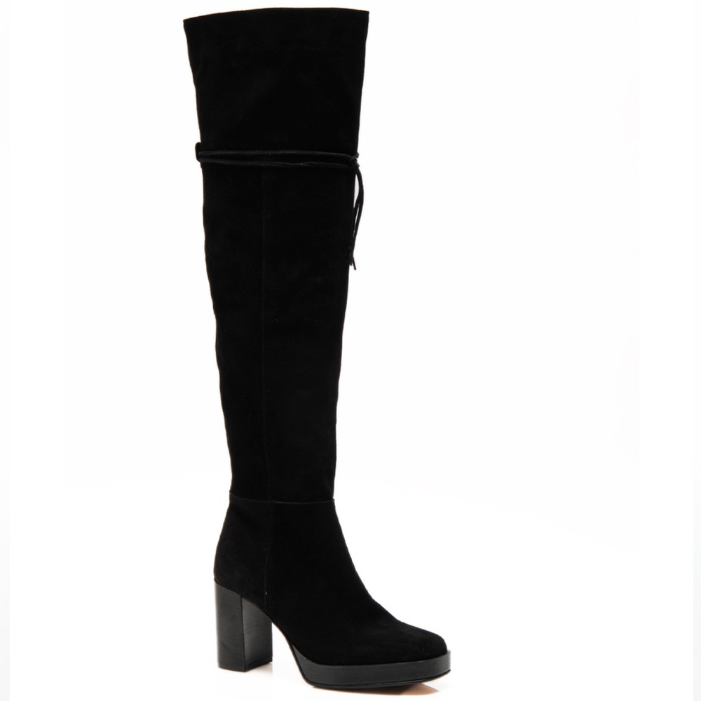 NWOT! FREE PEOPLE Echo Platform Over The Knee Boot - Size 39.5 - Picture 4 of 10